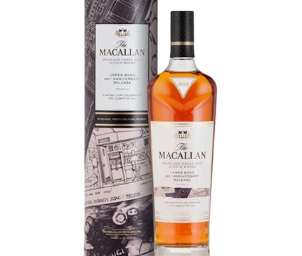 Macallan James Bond 60th Anniversary Release Decade III Scotch Whisky700ml - Uptown Spirits