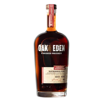 Oak & Eden Cabernet Steeped Oak Bourbon Whiskey 750ml - Uptown Spirits
