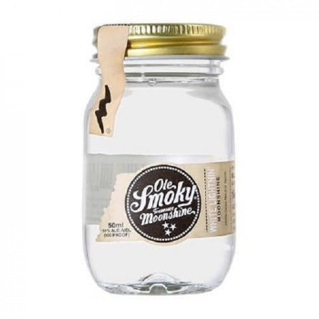 Ole Smoky Moonshine White Lightning Mini Shot 6/50ml - Uptown Spirits