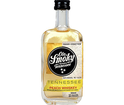 Ole Smoky Peach Flavored Whiskey Mini Shot 50ml - Uptown Spirits