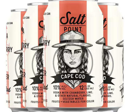 Salt Point Cape Cod Flavored Vodka Cocktail 4/355ml - Uptown Spirits