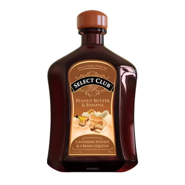 Select Club Peanut Butter and Banana Whisky Cream Liqueur 750ml - Uptown Spirits