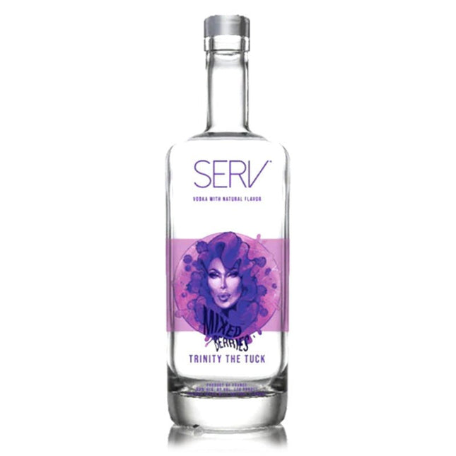 Serv Vodka Mixed Berries Flavored Vodka 750ml - Uptown Spirits