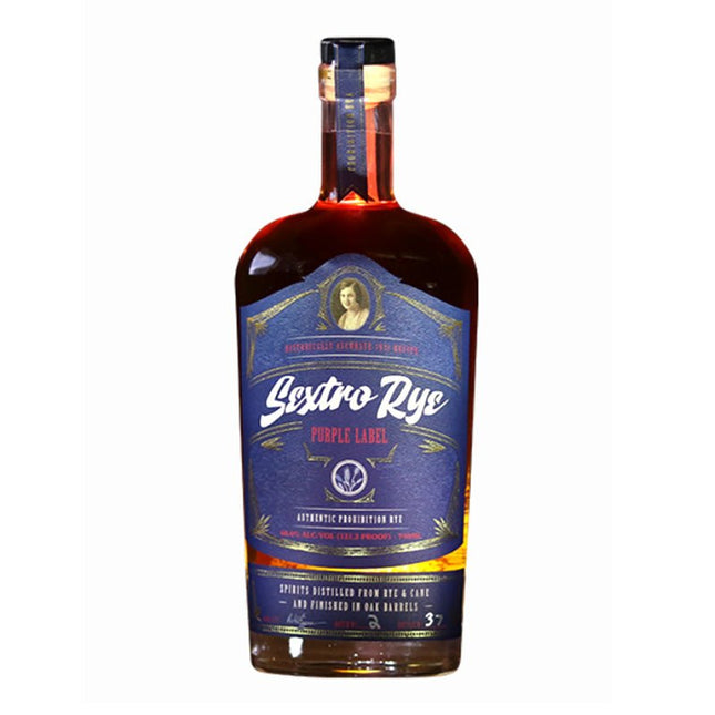 Sextro Purple Label Rye Whiskey 750ml - Uptown Spirits