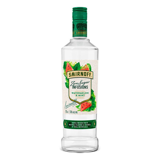 Smirnoff Infusions Watermelon and Mint Flavored Vodka 750ml - Uptown Spirits