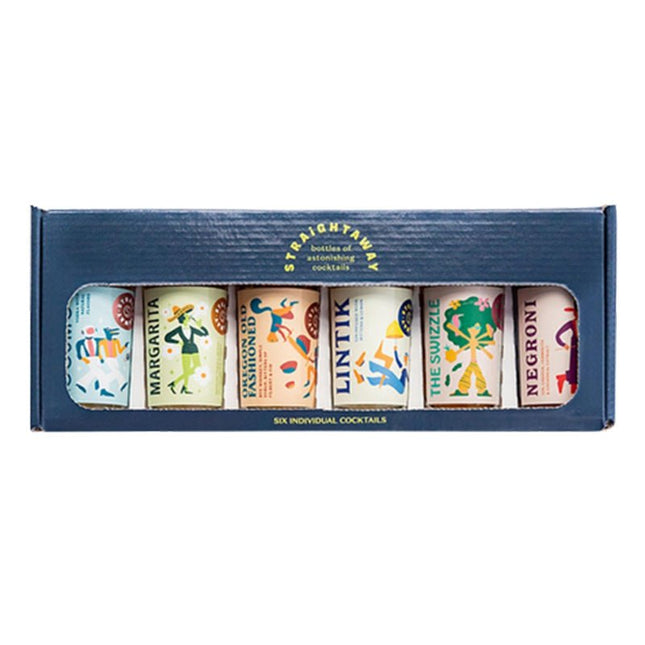Straightaway Cocktails Gift Pack Mini Shots 6/50ml - Uptown Spirits