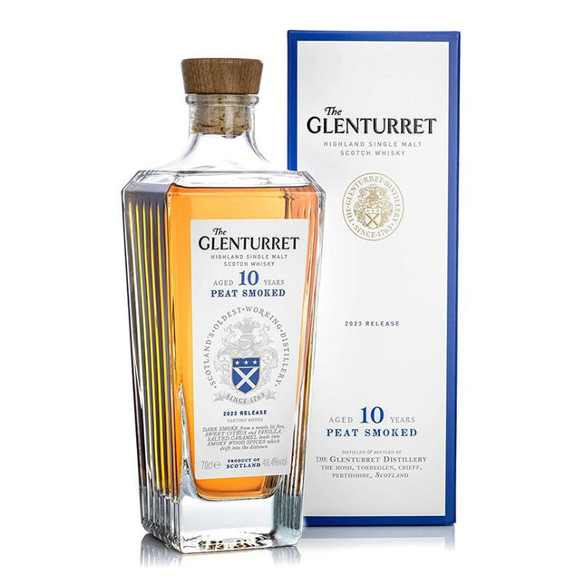 The Glenturret 10 Year Peat Smoked Scotch Whiskey 750ml - Uptown Spirits