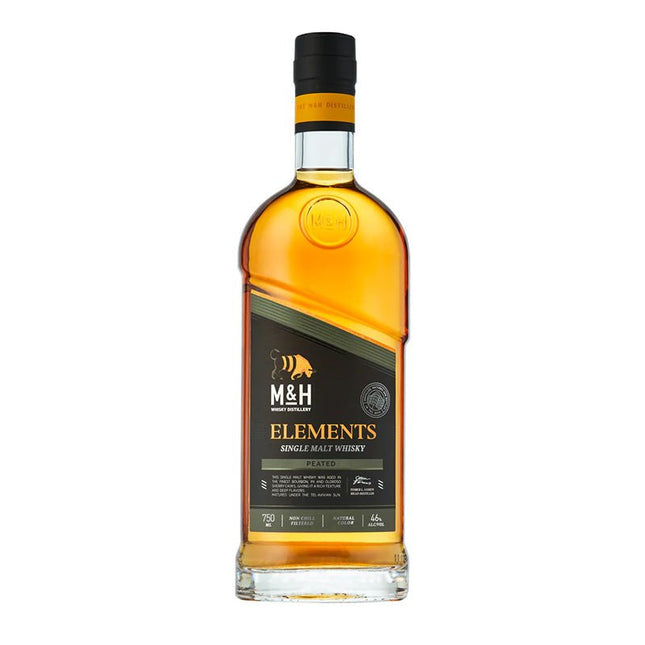 The M and H Elements Peated Whisky 750ml - Uptown Spirits