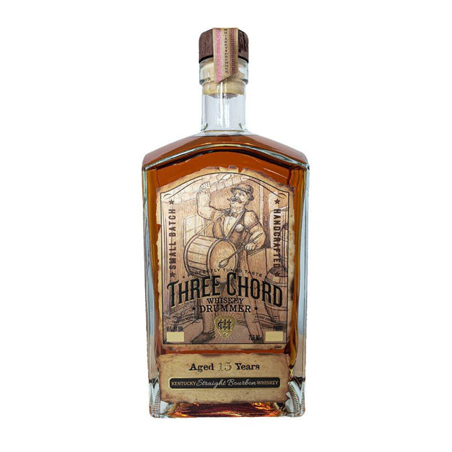 Three Chord 15 Years Drummer Bourbon Whiskey 750ml - Uptown Spirits