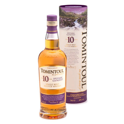 Tomintoul 10 Year Speyside Glenlivet Scotch Whisky 750ml - Uptown Spirits