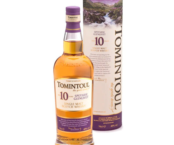 Tomintoul 10 Year Speyside Glenlivet Scotch Whisky 750ml – Uptown 