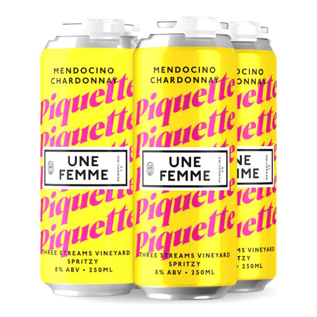 Une Femme Piquette Chardonnay Canned Cocktail 4/250ml - Uptown Spirits