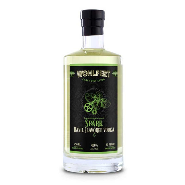 Wohlfert Craft Distilling Spark Basil Flavored Vodka 750ml - Uptown Spirits