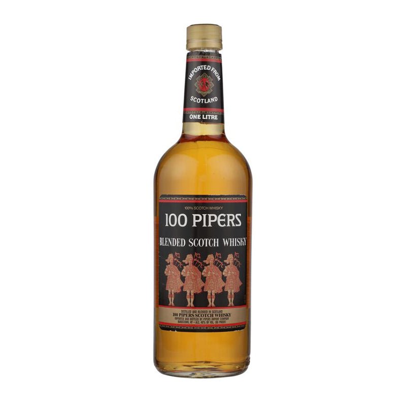 100 Pipers Blended Scotch Whiskey 1L - Uptown Spirits