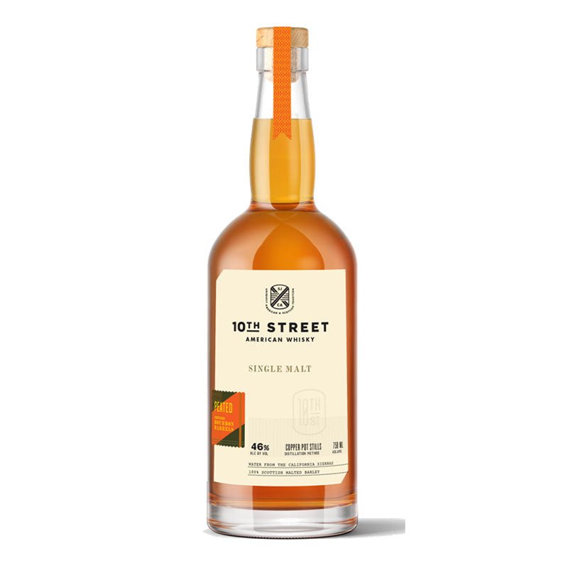 10th Street Peated Single Malt American Whiskey 750ml - Uptown Spirits