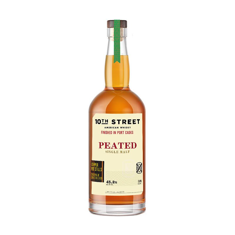 10th Street Port Cask Peated Single Malt American Whiskey 750ml - Uptown Spirits