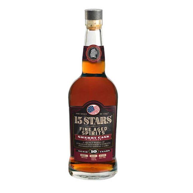 15 Stars Sherry Cask Bourbon Whiskey 750ml - Uptown Spirits