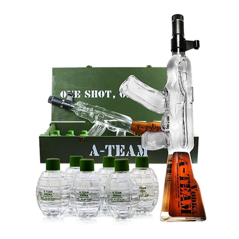 A Team Swat Vodka 750ml + 6 Grenades 6/50ml - Uptown Spirits