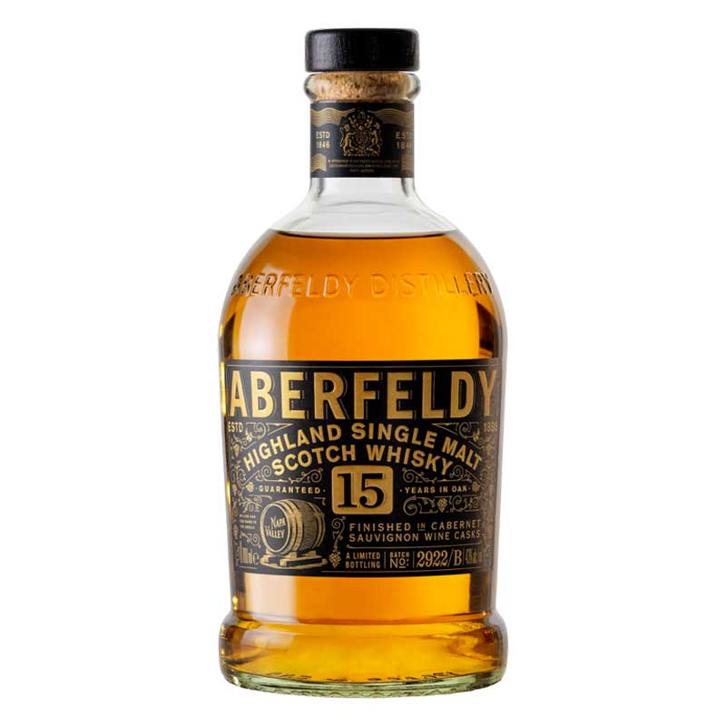 Aberfeldy 15 Year Napa Valley Cabernet Sauvignon Cask Scotch Whiskey 750ml - Uptown Spirits