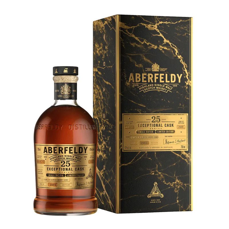 Aberfeldy 25 Year Exceptional Cask Limited Edition Scotch Whiskey 750ml - Uptown Spirits
