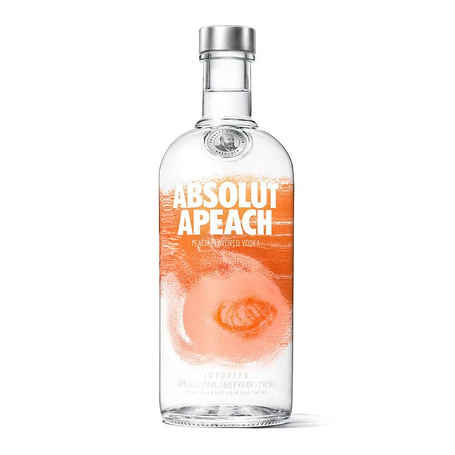 Absolut Apeach Vodka 750ml - Uptown Spirits