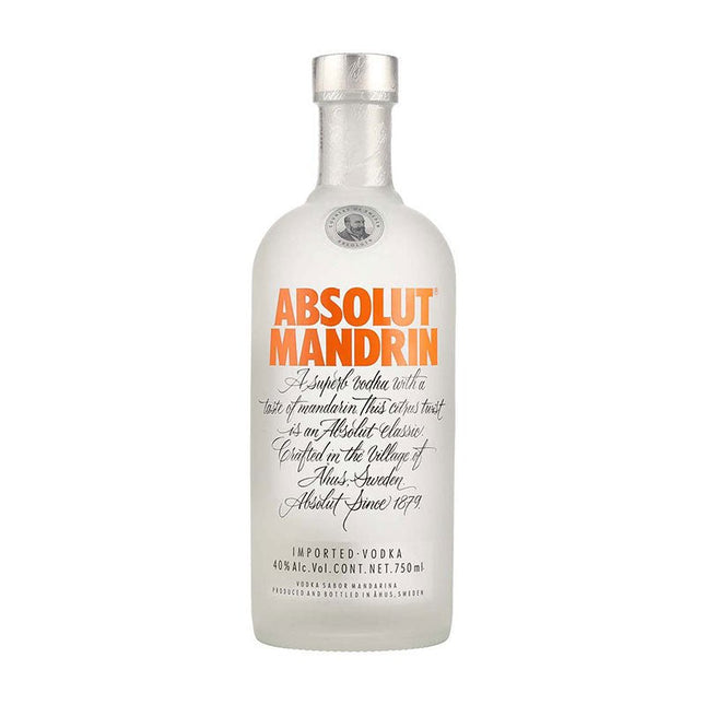Absolut Mandrin Vodka 750ml - Uptown Spirits