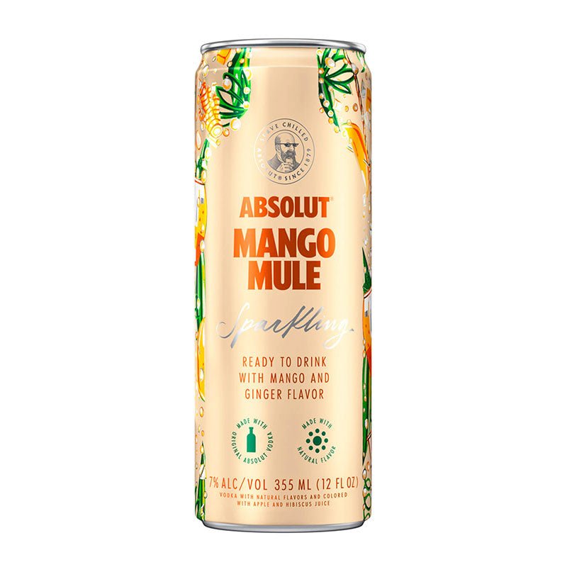 Absolut Mango Mule Vodka Full Case 24/355ml - Uptown Spirits