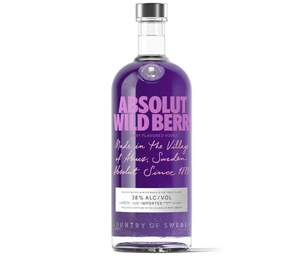 Absolut Wild Berri Flavored Vodka 750ml - Uptown Spirits