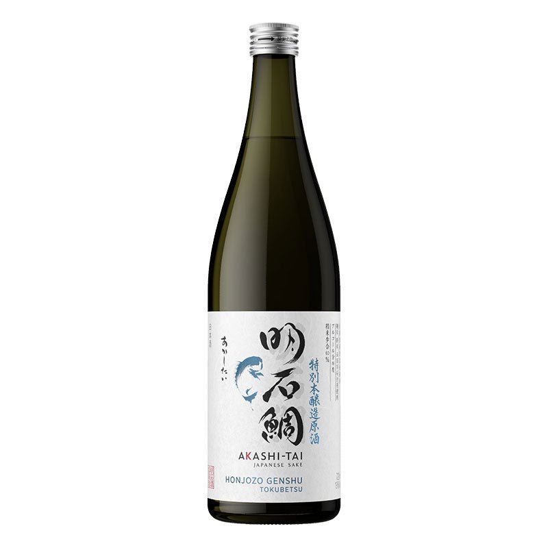 Akashi Tai Honjozo Genshu Sake 750ml - Uptown Spirits