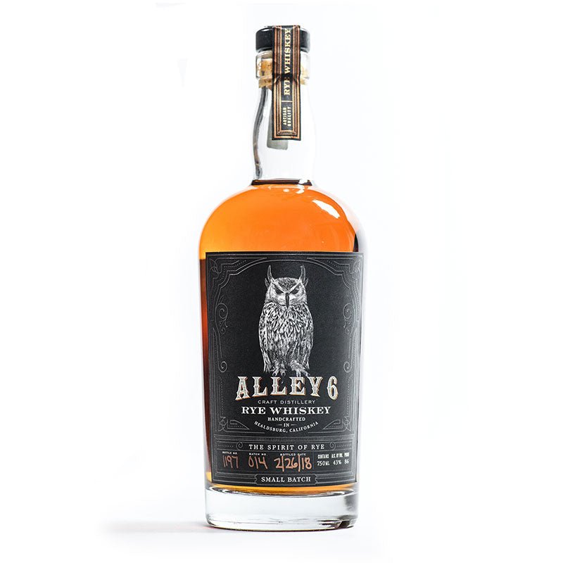 Alley 6 Rye Whiskey 750ml - Uptown Spirits