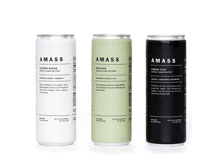 Amass Variety Pack Botanic Hard Seltzer 12/12oz - Uptown Spirits