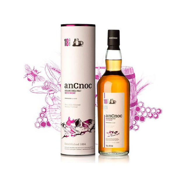 AnCnoc 18 Year Single Malt Scotch Whisky - Uptown Spirits