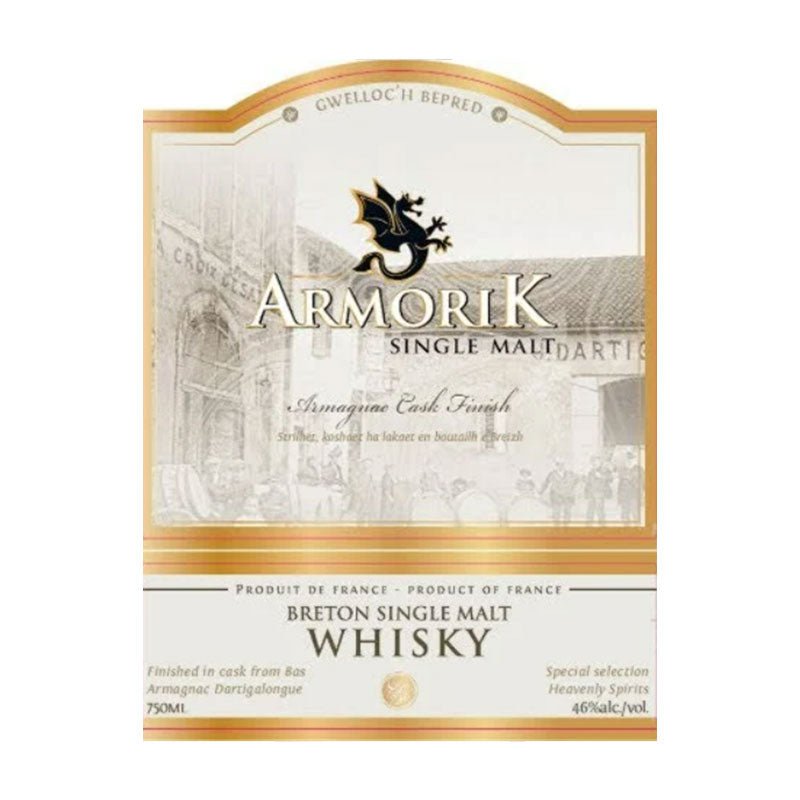 Armorik Armagnac Cask Finish Single Malt Whisky 750ml - Uptown Spirits