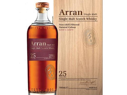 Arran 25 Year Single Malt Scotch Whisky 700ml - Uptown Spirits