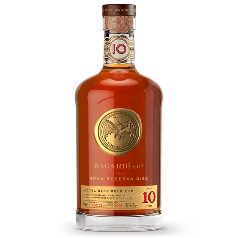 Bacardi Gran Reserva Diez 10 Year Gold Rum 750ml - Uptown Spirits