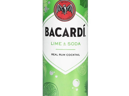 Bacardi Lime & Soda Real Rum Cocktail 4/355ml - Uptown Spirits