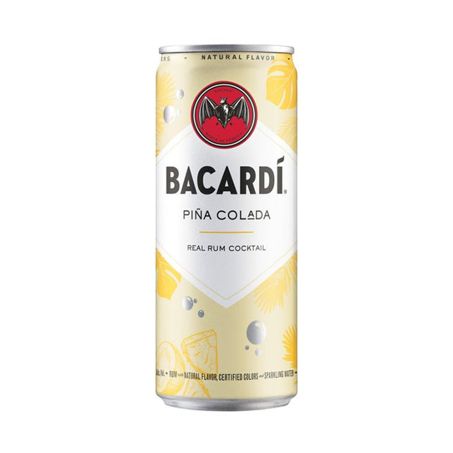 Bacardi Pina Colada Rum Cocktail Full Case 24/355ml - Uptown Spirits