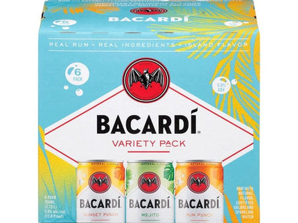 Bacardi Variety Pack Real Rum Cocktail 6/355ml - Uptown Spirits