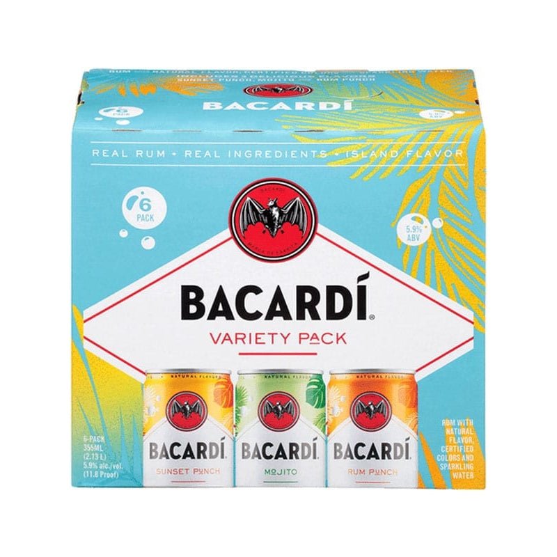 Bacardi Variety Pack Real Rum Cocktail 6/355ml - Uptown Spirits