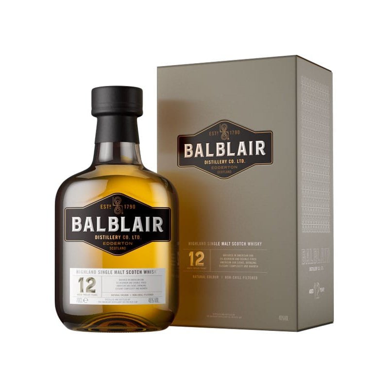 Balblair 12 Year Highland Single Malt Scotch Whisky - Uptown Spirits