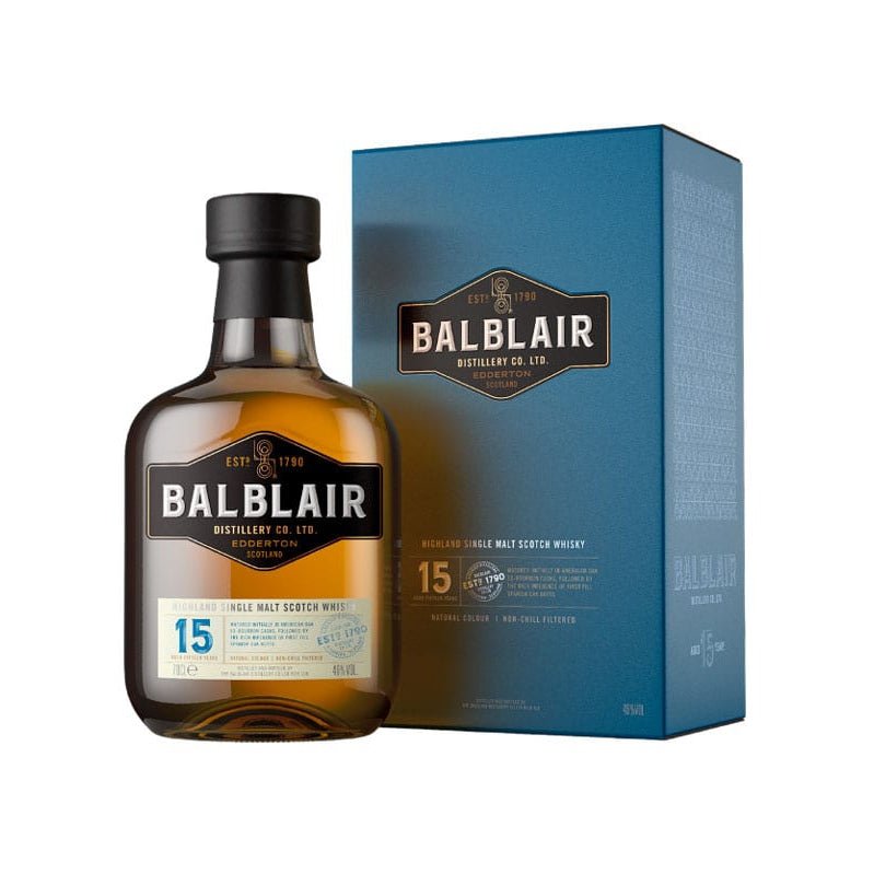Balblair 15 Year Highland Single Malt Scotch Whisky - Uptown Spirits