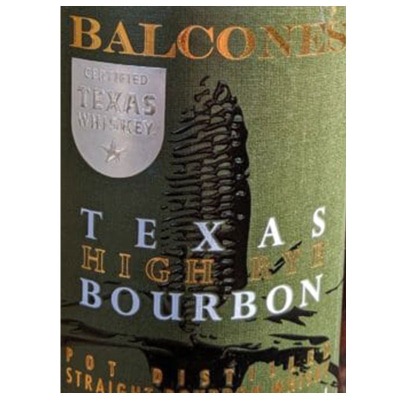 Balcones Texas High Rye Bourbon Whisky 750ml - Uptown Spirits