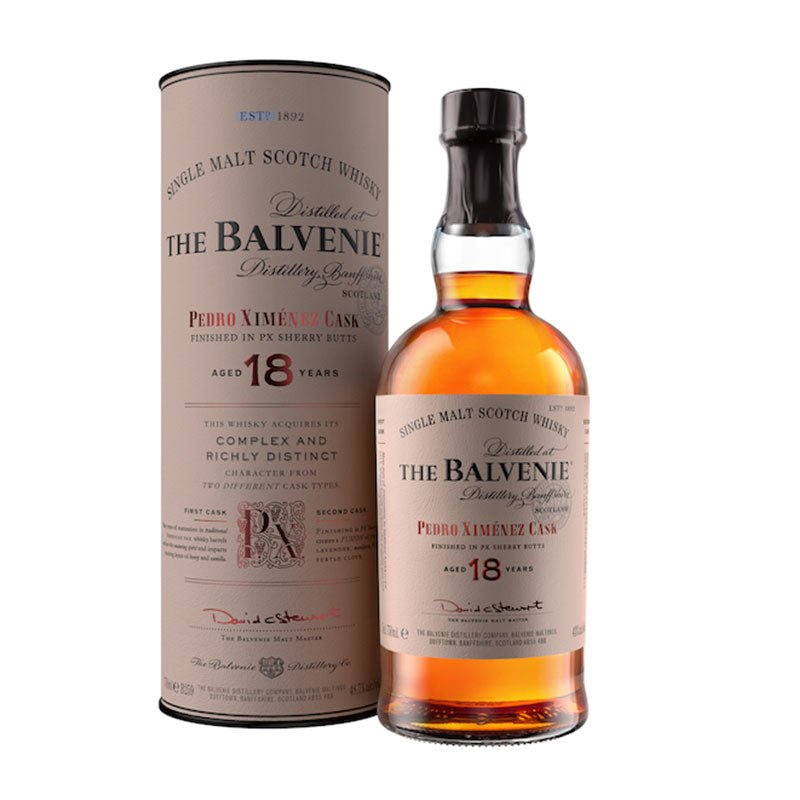 Balvenie Pedro Ximenez Cask 18 Years Scotch Whiskey 750ml - Uptown Spirits