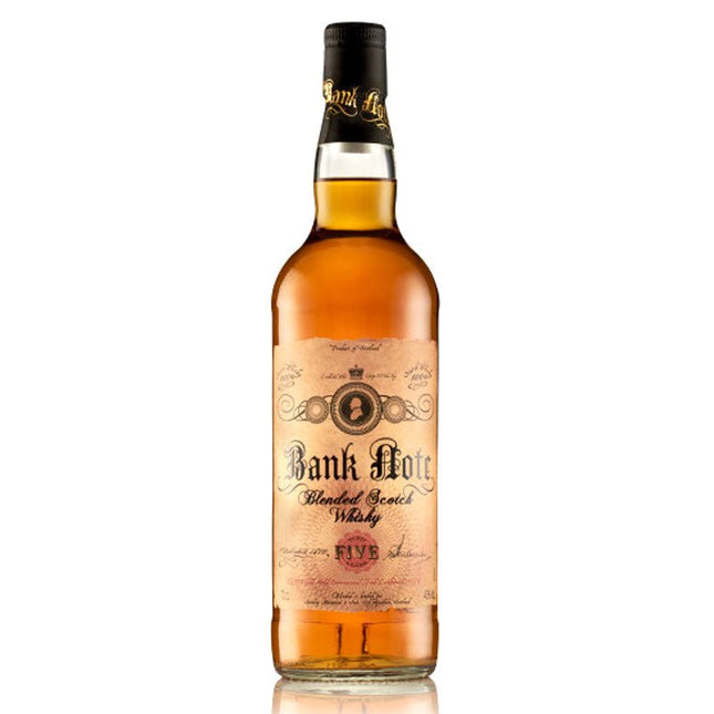 Bank Note 5 Years Old Blended Irish Whisky 700ml - Uptown Spirits