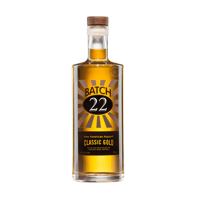 Batch 22 Classic Gold Aquavit 750ml - Uptown Spirits