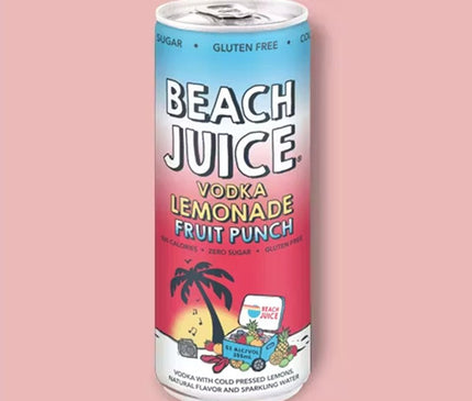 Beach Juice Lemonade Fruit Punch Vodka Cocktail 4/355ml - Uptown Spirits