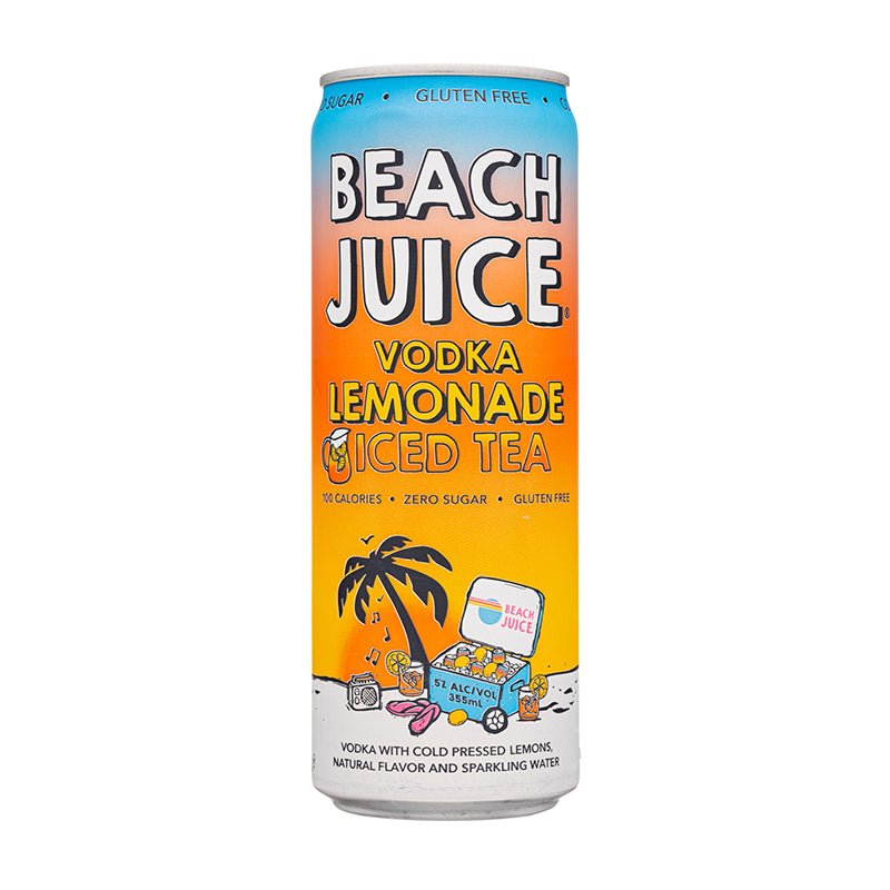 Beach Juice Lemonade Ice Tea Vodka Cocktail 4/355ml - Uptown Spirits