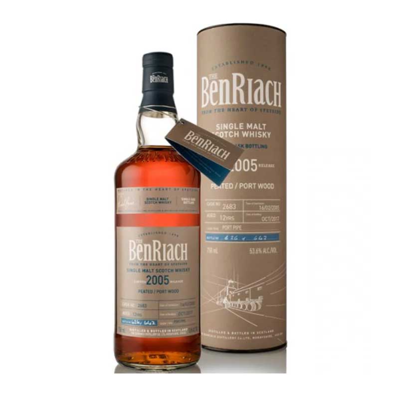 Benriach 12 Year Peated Port Wood Finish Single Cask #2683 - Uptown Spirits