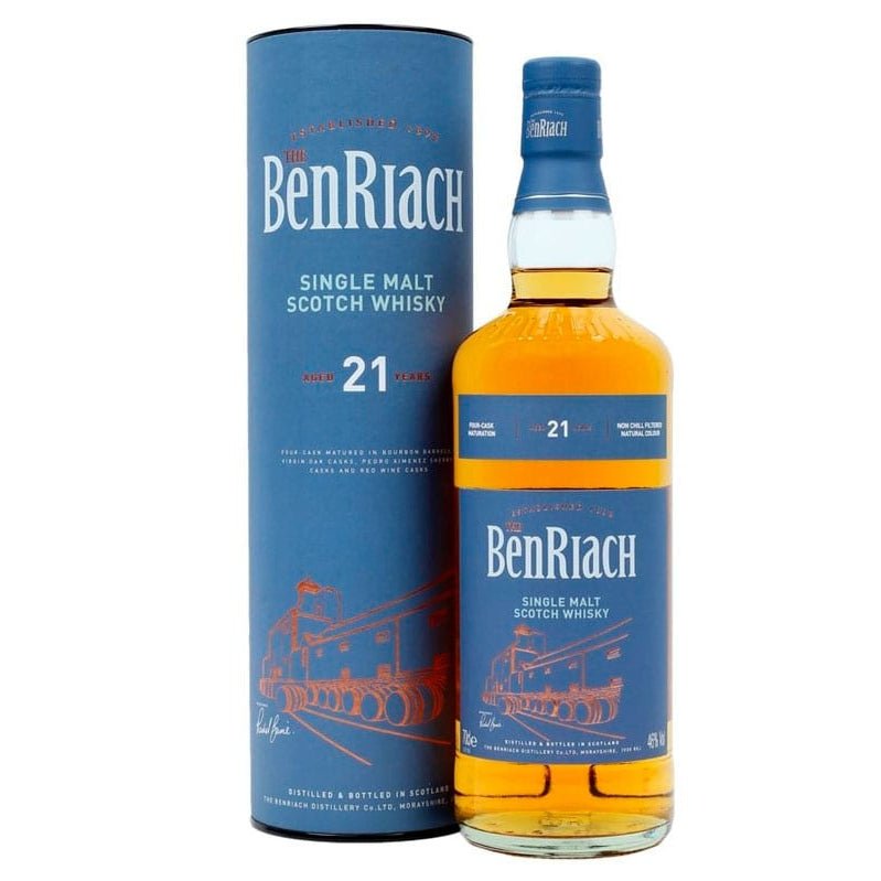 Benriach 21 Year Single Malt Scotch Whisky 750ml - Uptown Spirits