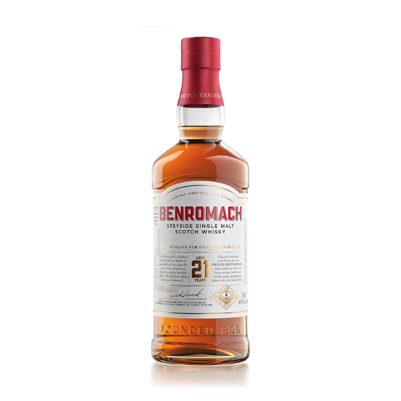 Benromach 21 Year Speyside Single Malt Scotch Whiskey 750ml - Uptown Spirits